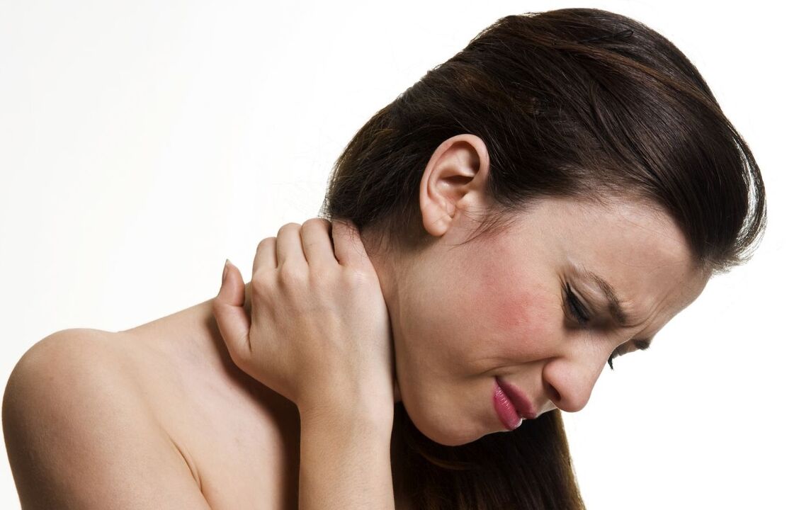 pain in the neck and muscles with worms