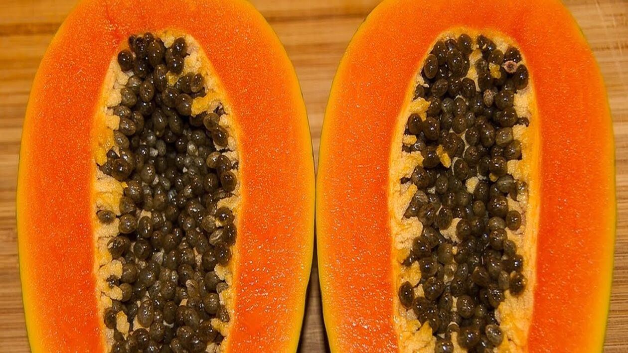 papaya seeds for making worms